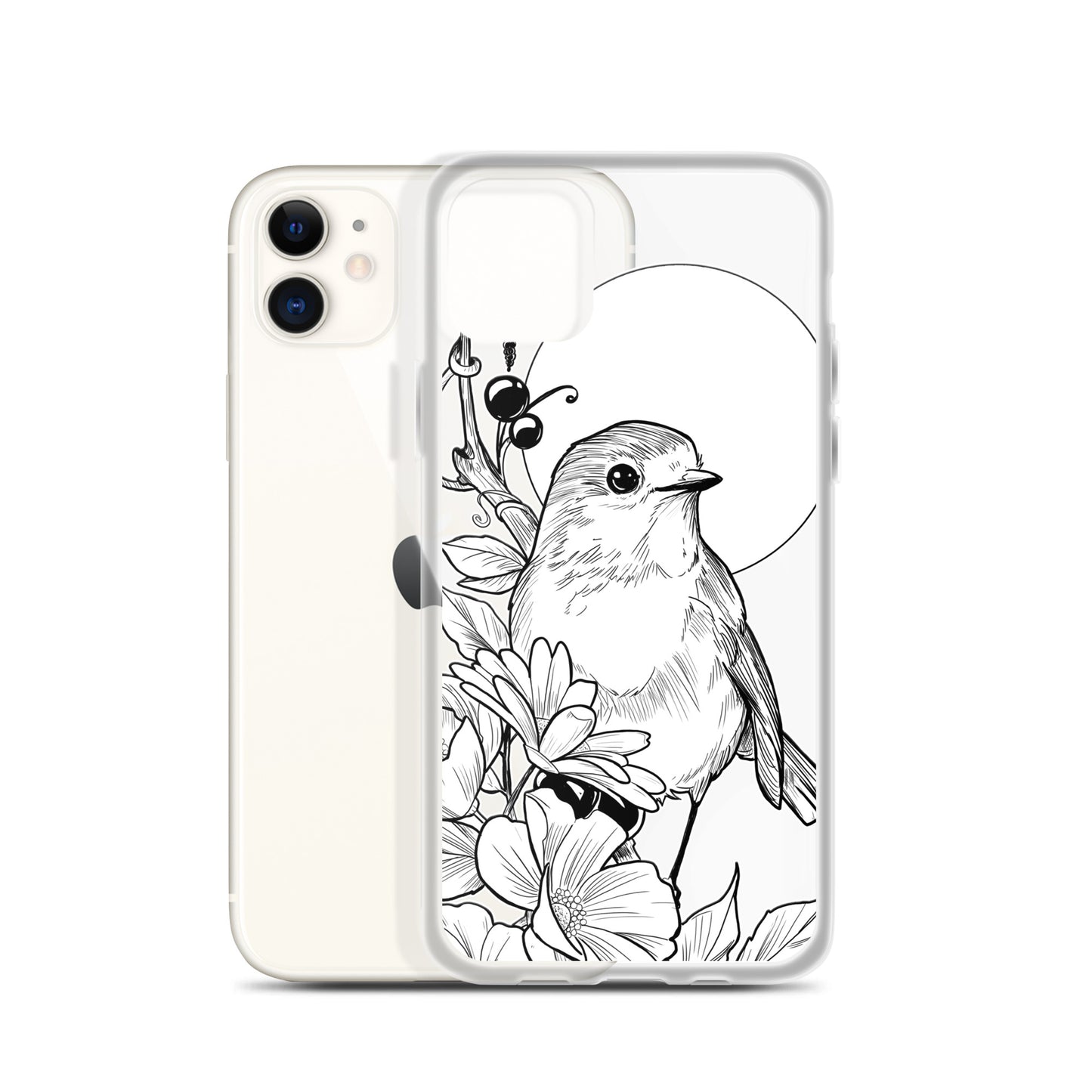 Sparrow - Clear Case for iPhone® - Alves Art Studio 