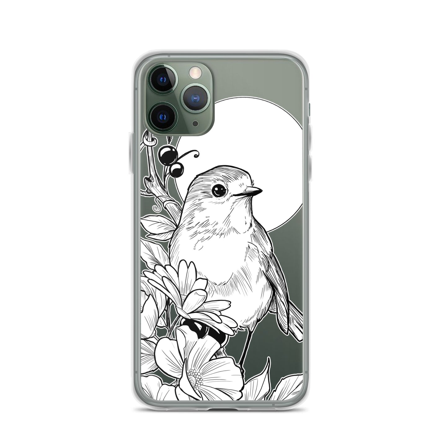 Sparrow - Clear Case for iPhone® - Alves Art Studio 