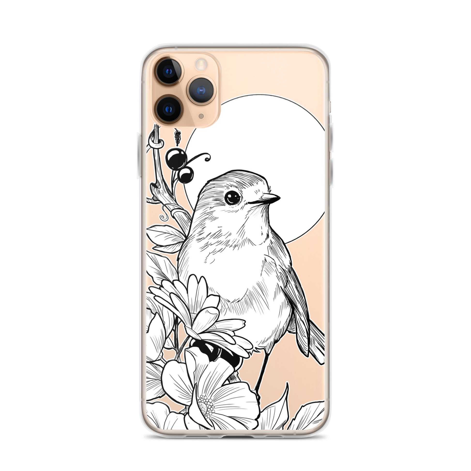 Sparrow - Clear Case for iPhone® - Alves Art Studio 