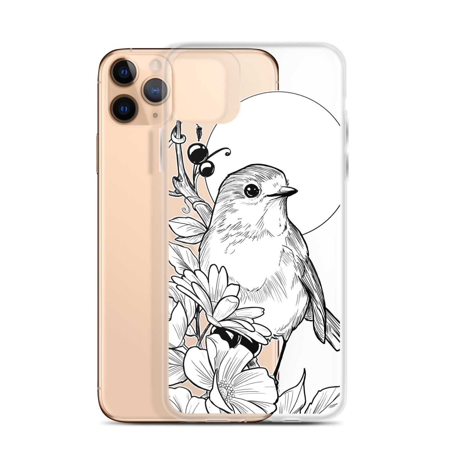 Sparrow - Clear Case for iPhone® - Alves Art Studio 