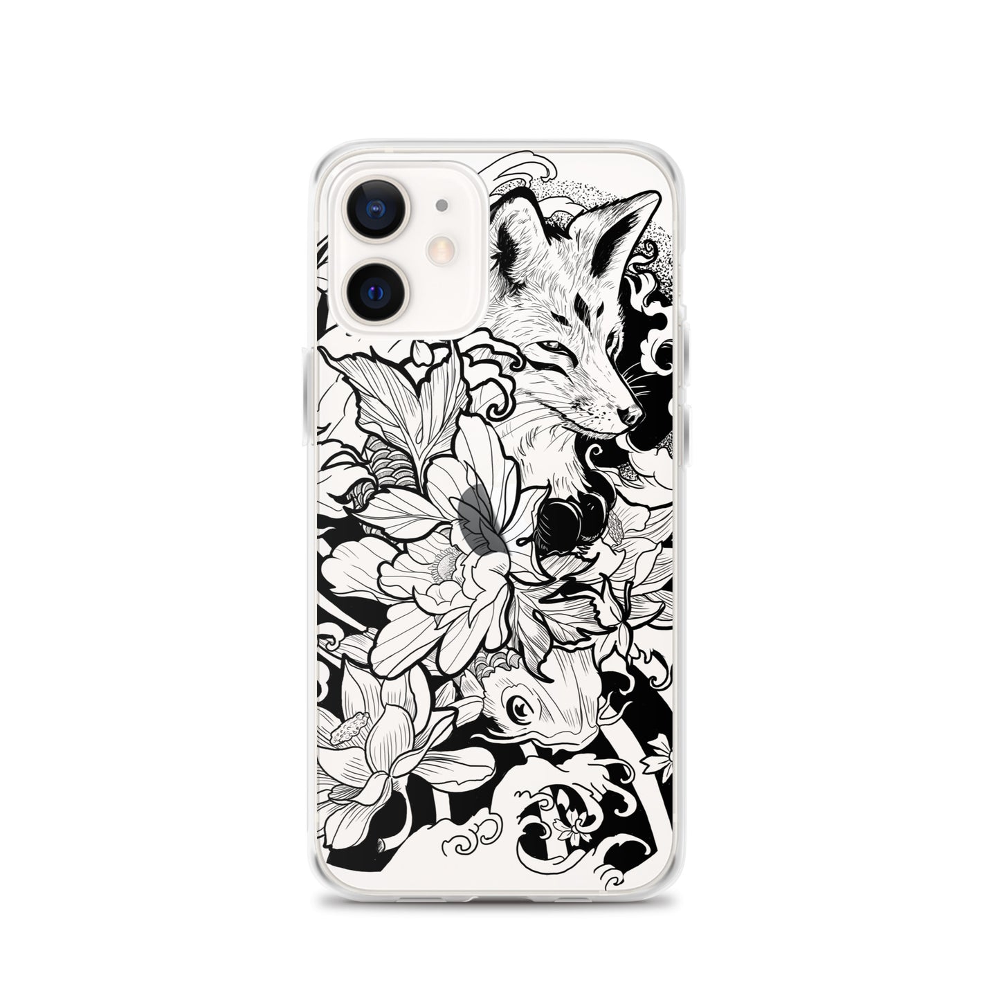 Fox Tattoo - Clear Case for iPhone® - Alves Art Studio 