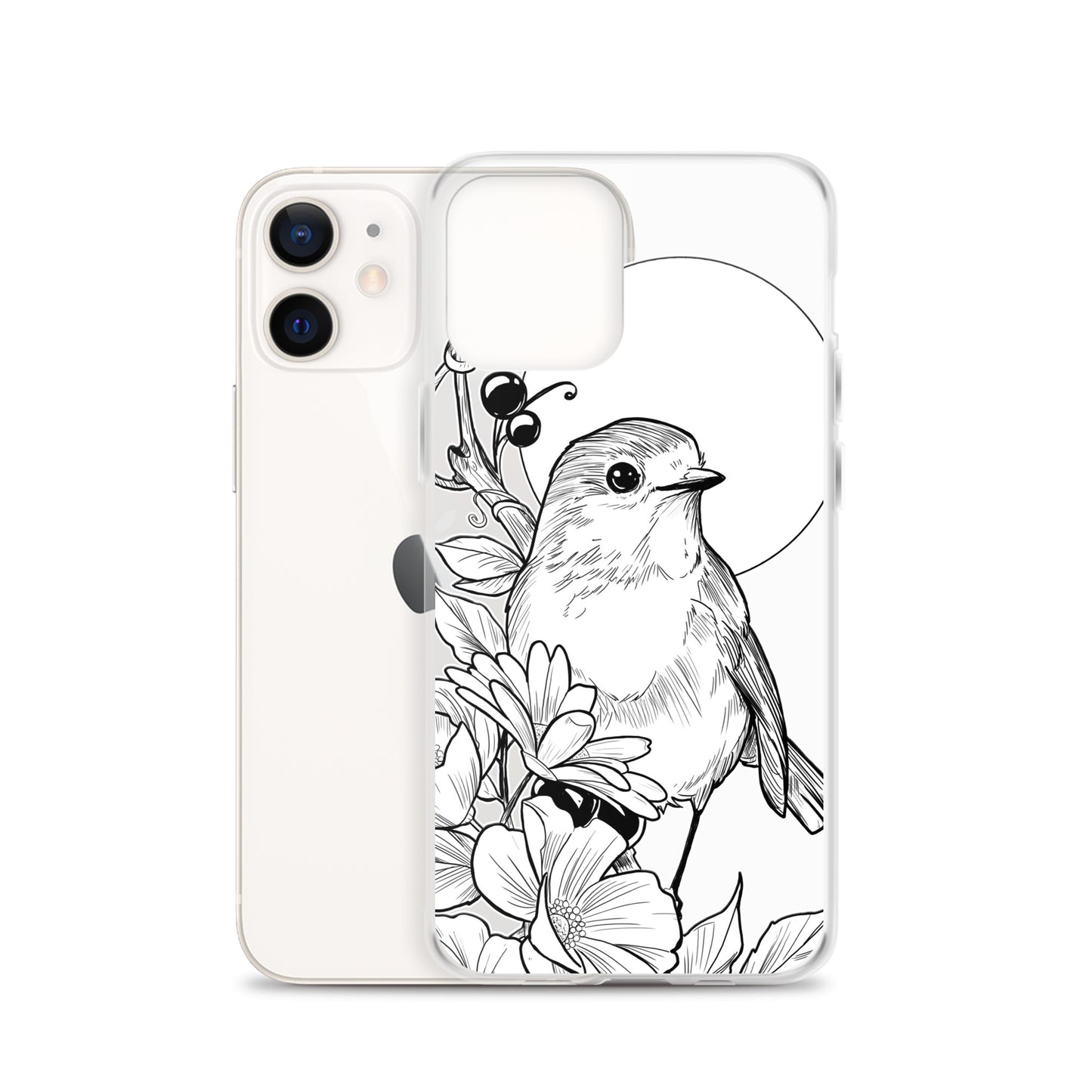 Sparrow - Clear Case for iPhone® - Alves Art Studio 