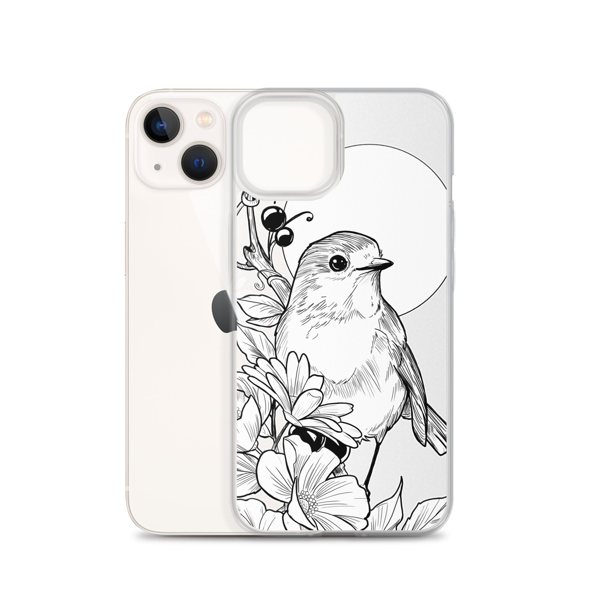 Sparrow - Clear Case for iPhone® - Alves Art Studio 