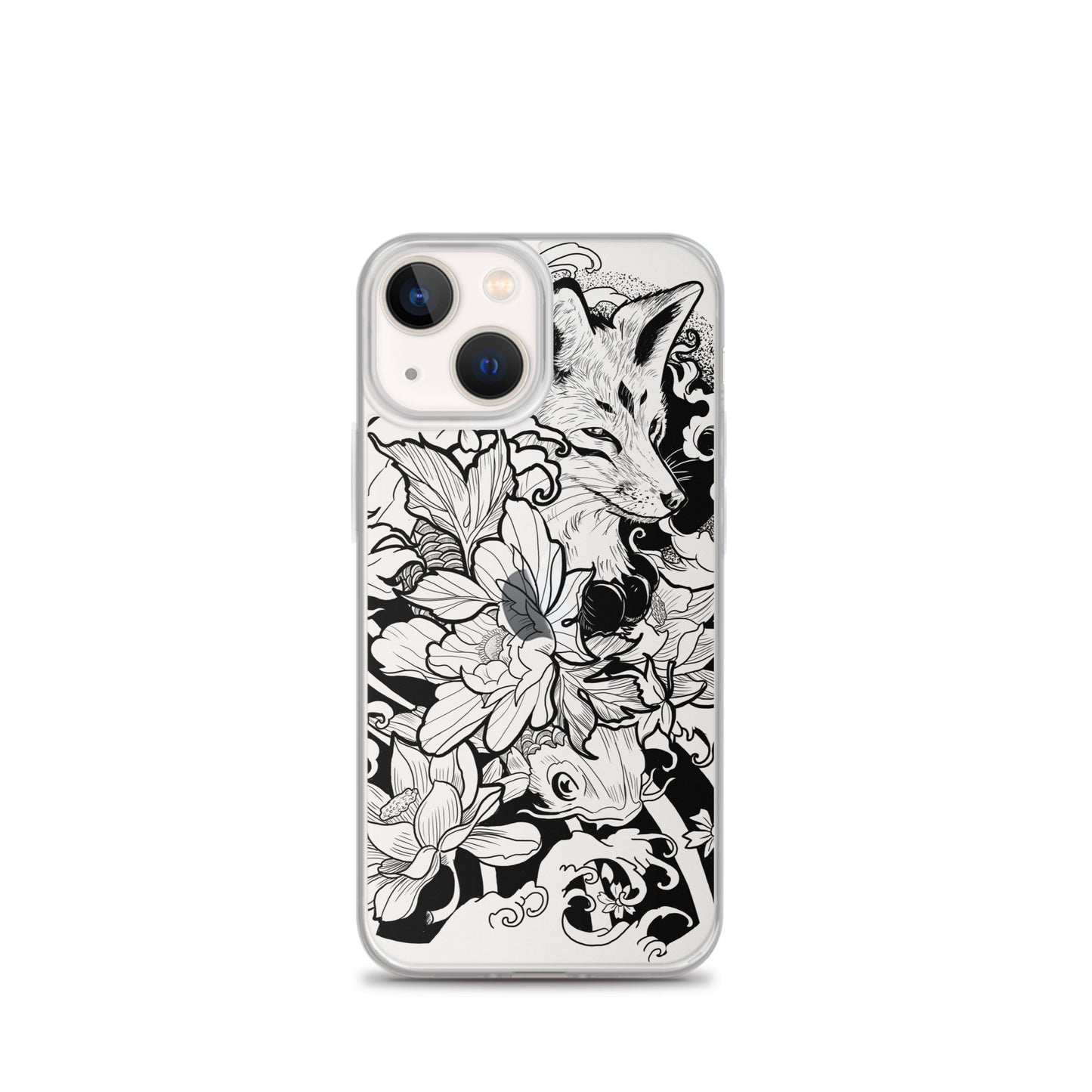 Fox Tattoo - Clear Case for iPhone® - Alves Art Studio 