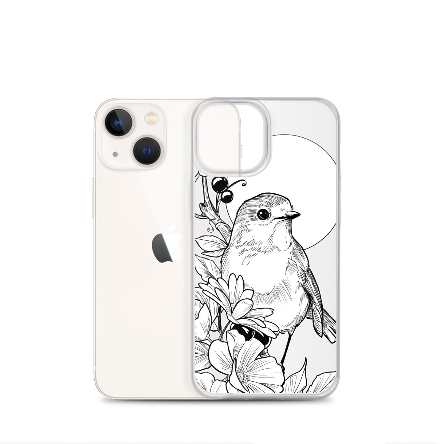 Sparrow - Clear Case for iPhone® - Alves Art Studio 