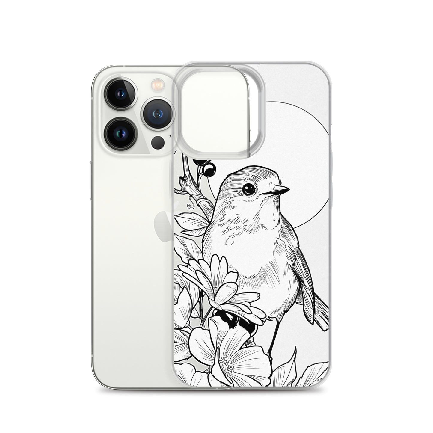 Sparrow - Clear Case for iPhone® - Alves Art Studio 