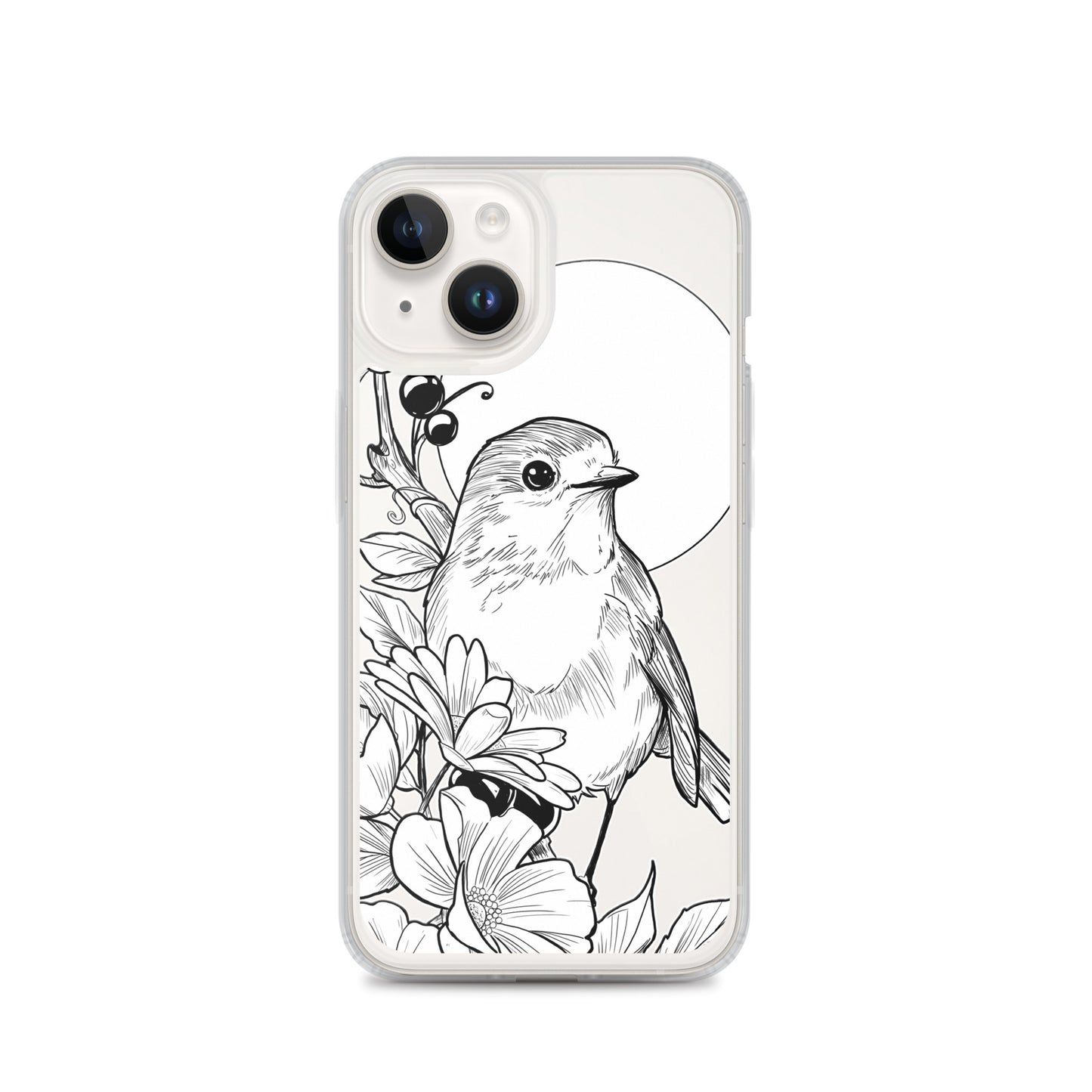 Sparrow - Clear Case for iPhone® - Alves Art Studio 