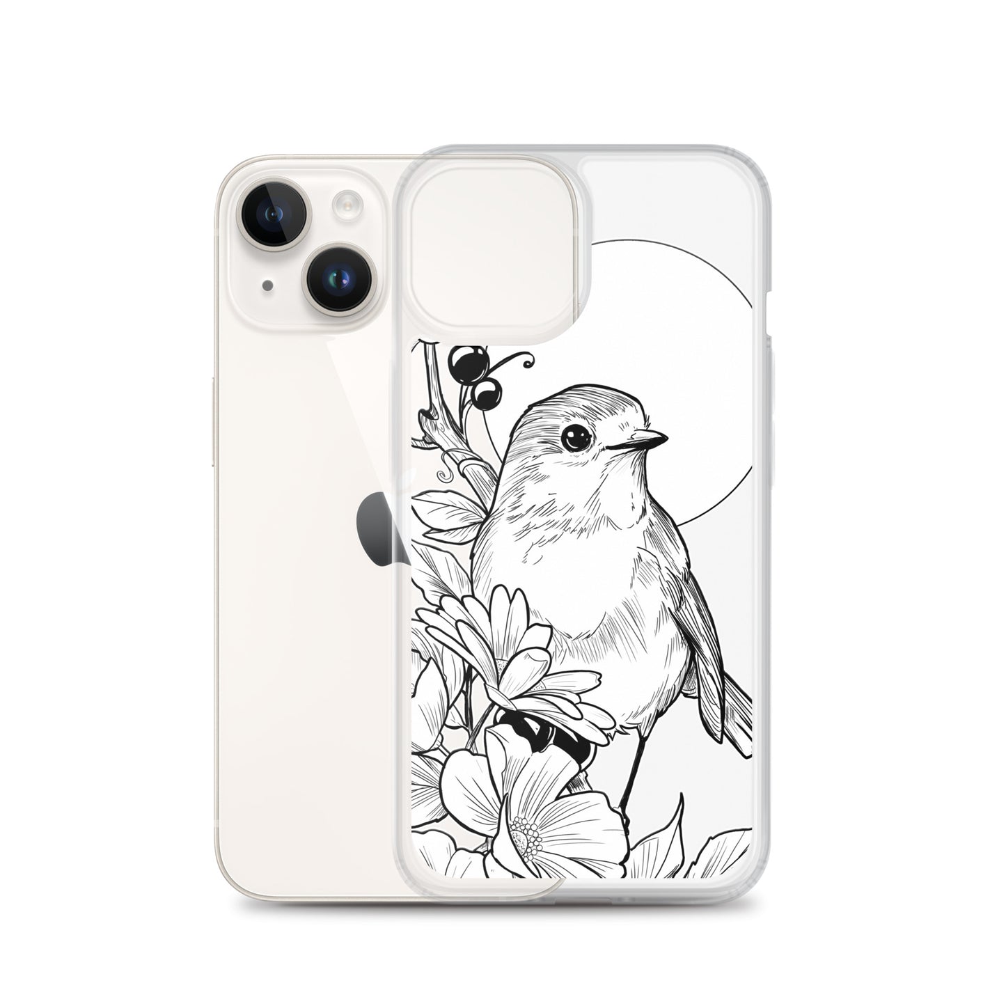 Sparrow - Clear Case for iPhone® - Alves Art Studio 