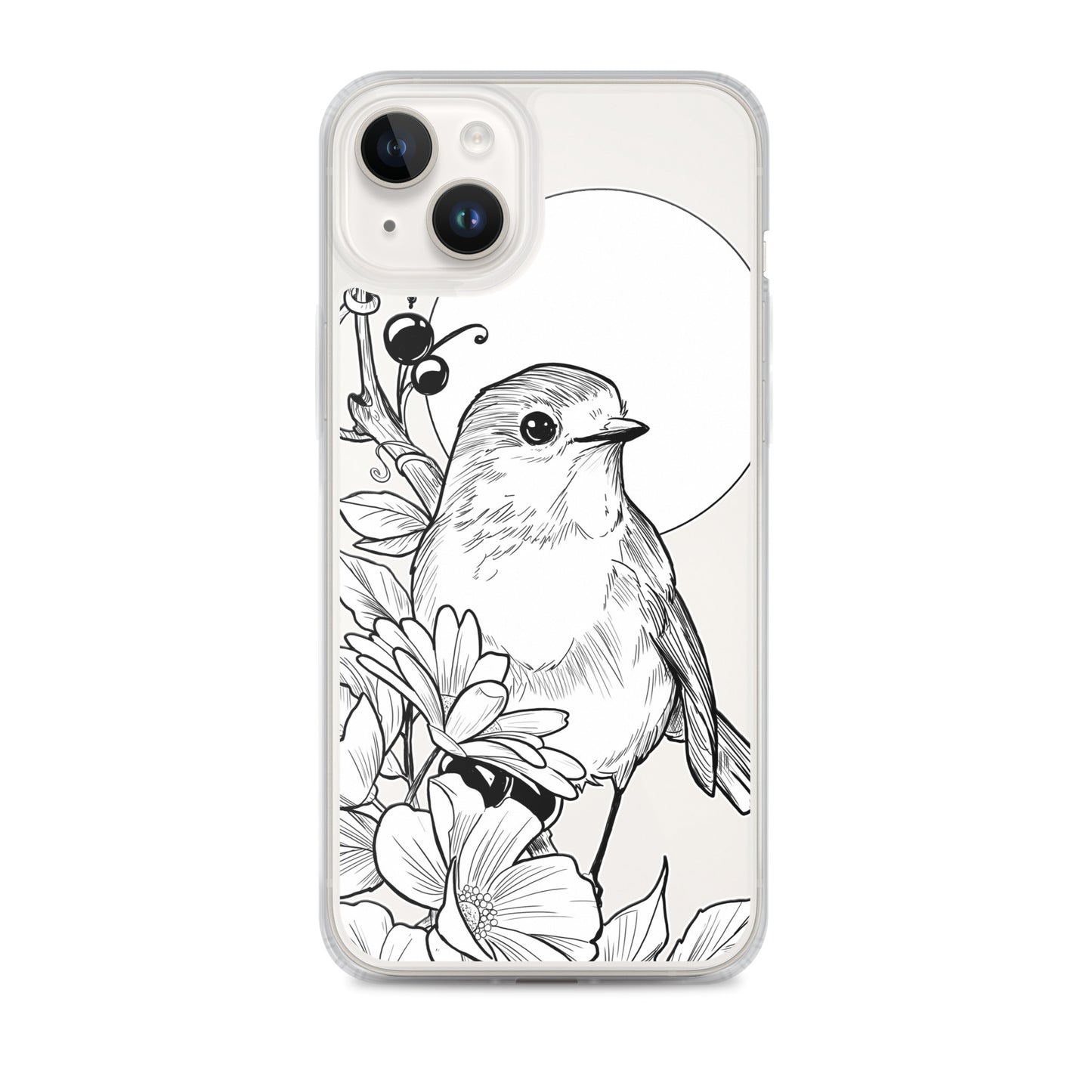 Sparrow - Clear Case for iPhone® - Alves Art Studio 