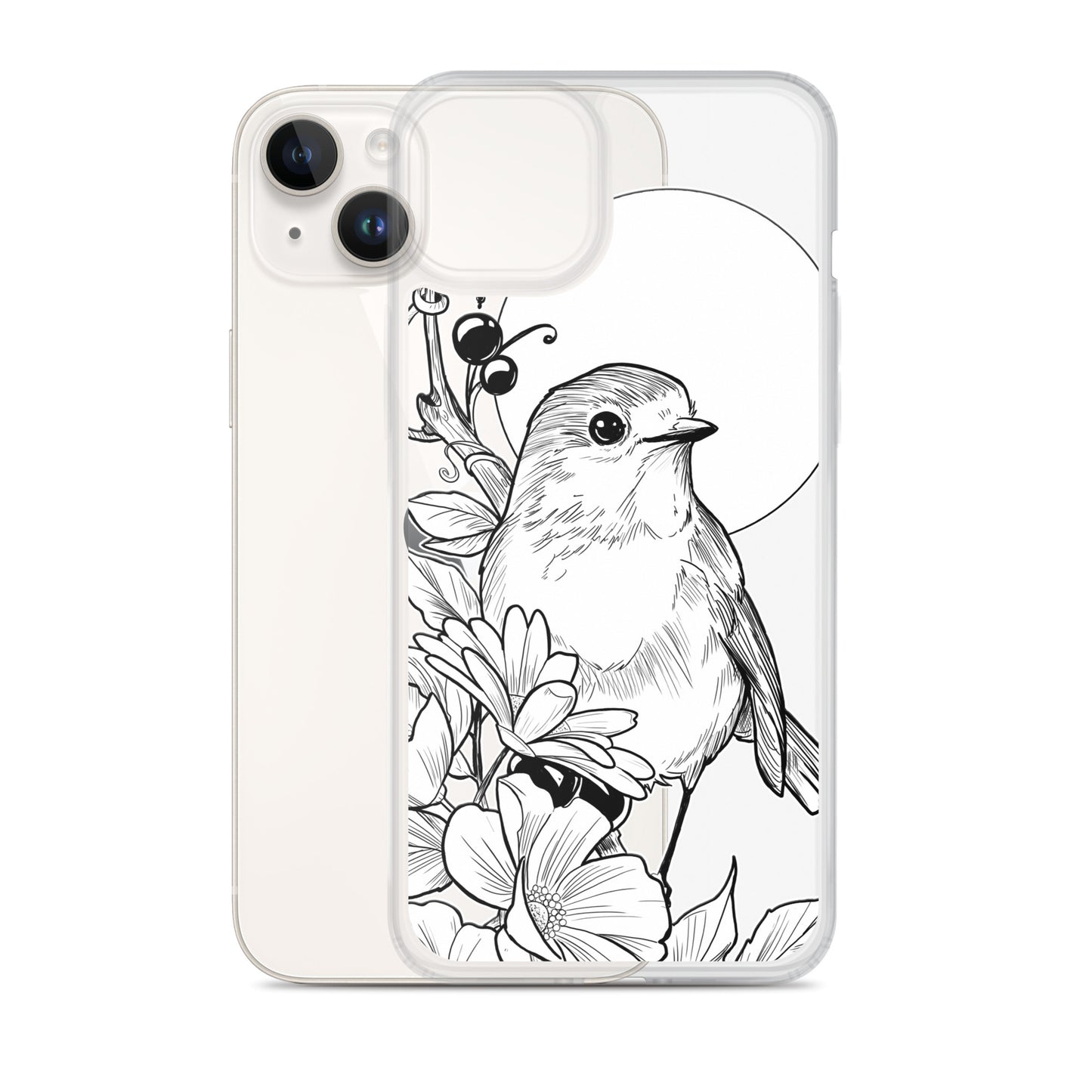 Sparrow - Clear Case for iPhone® - Alves Art Studio 