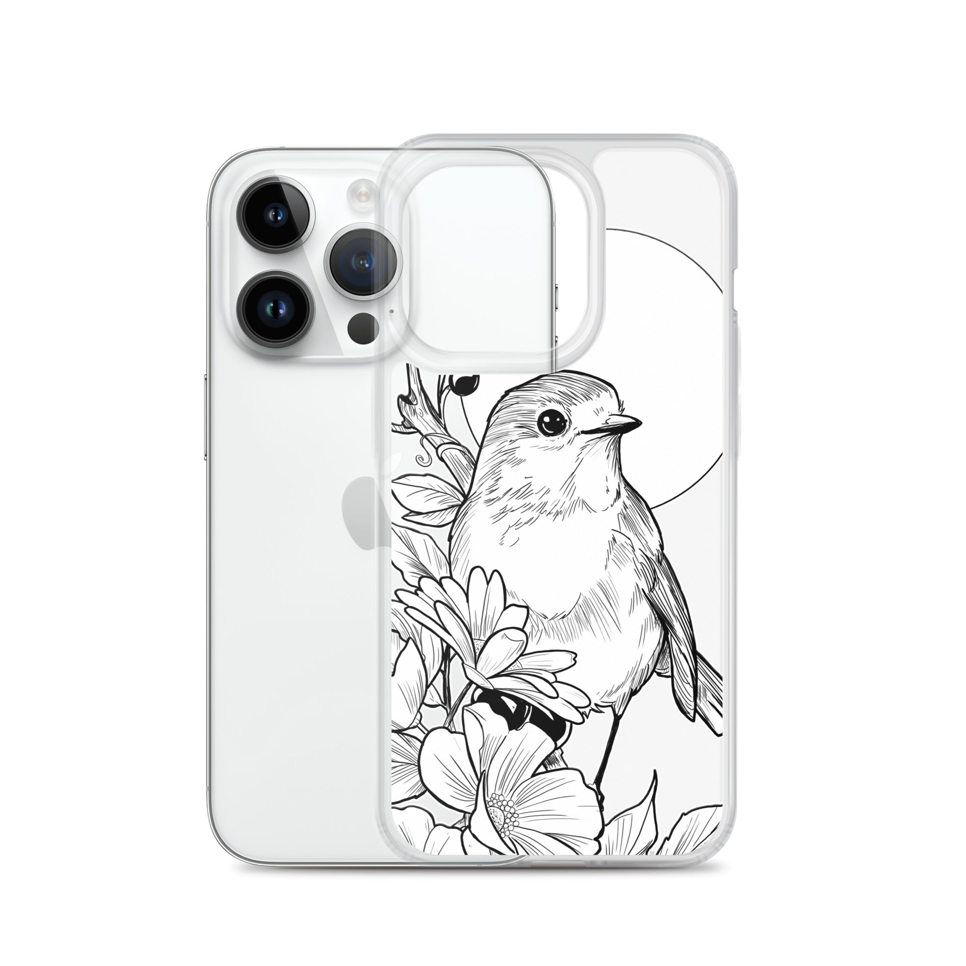 Sparrow - Clear Case for iPhone® - Alves Art Studio 