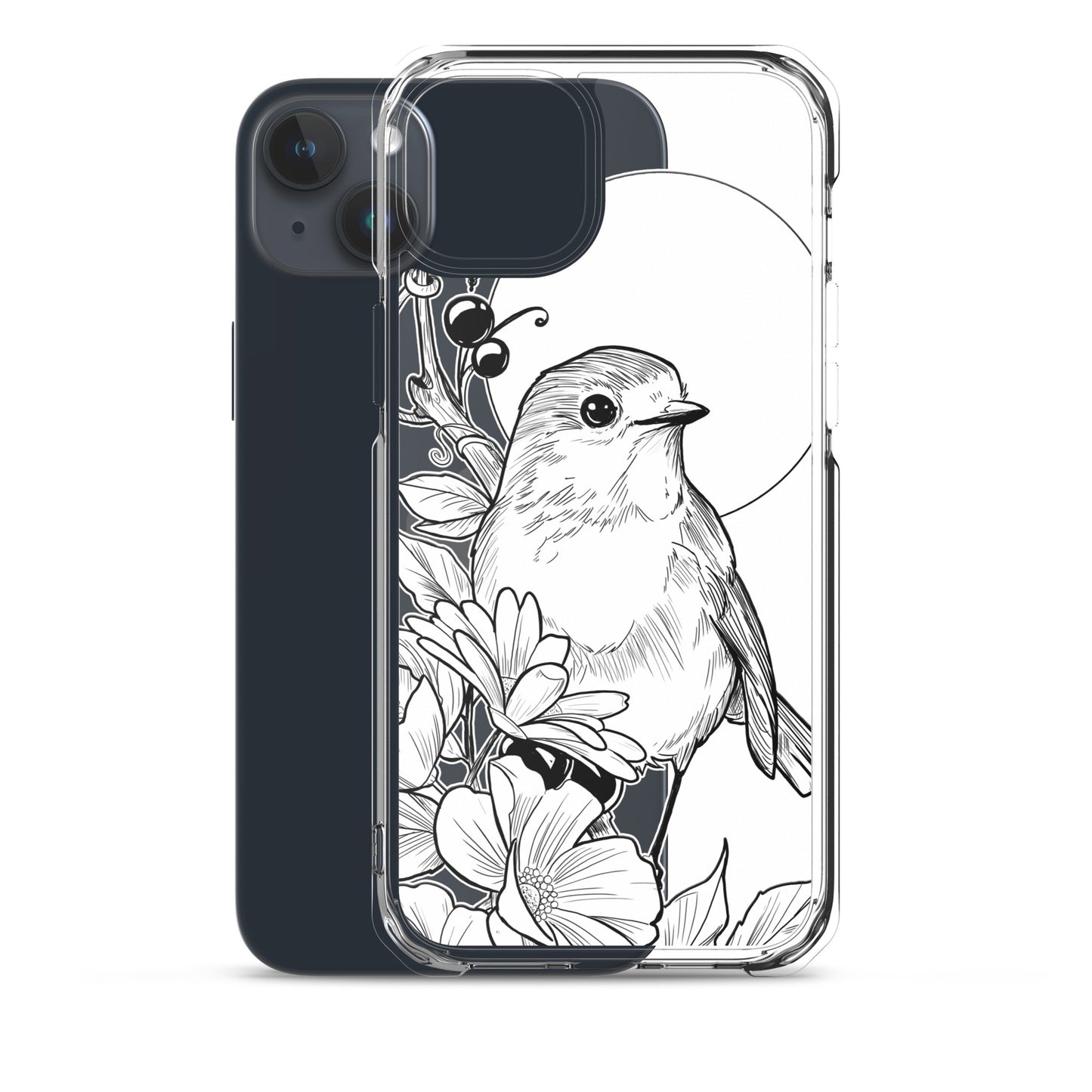 Sparrow - Clear Case for iPhone® - Alves Art Studio 