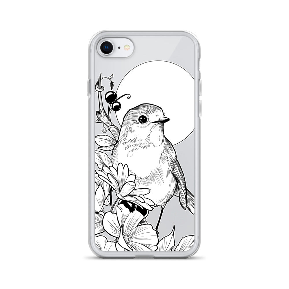 Sparrow - Clear Case for iPhone® - Alves Art Studio 