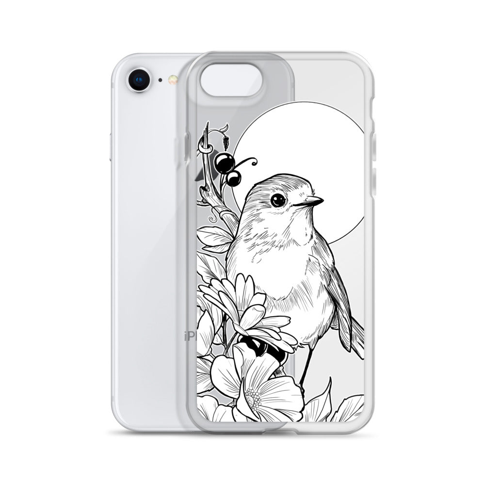 Sparrow - Clear Case for iPhone® - Alves Art Studio 