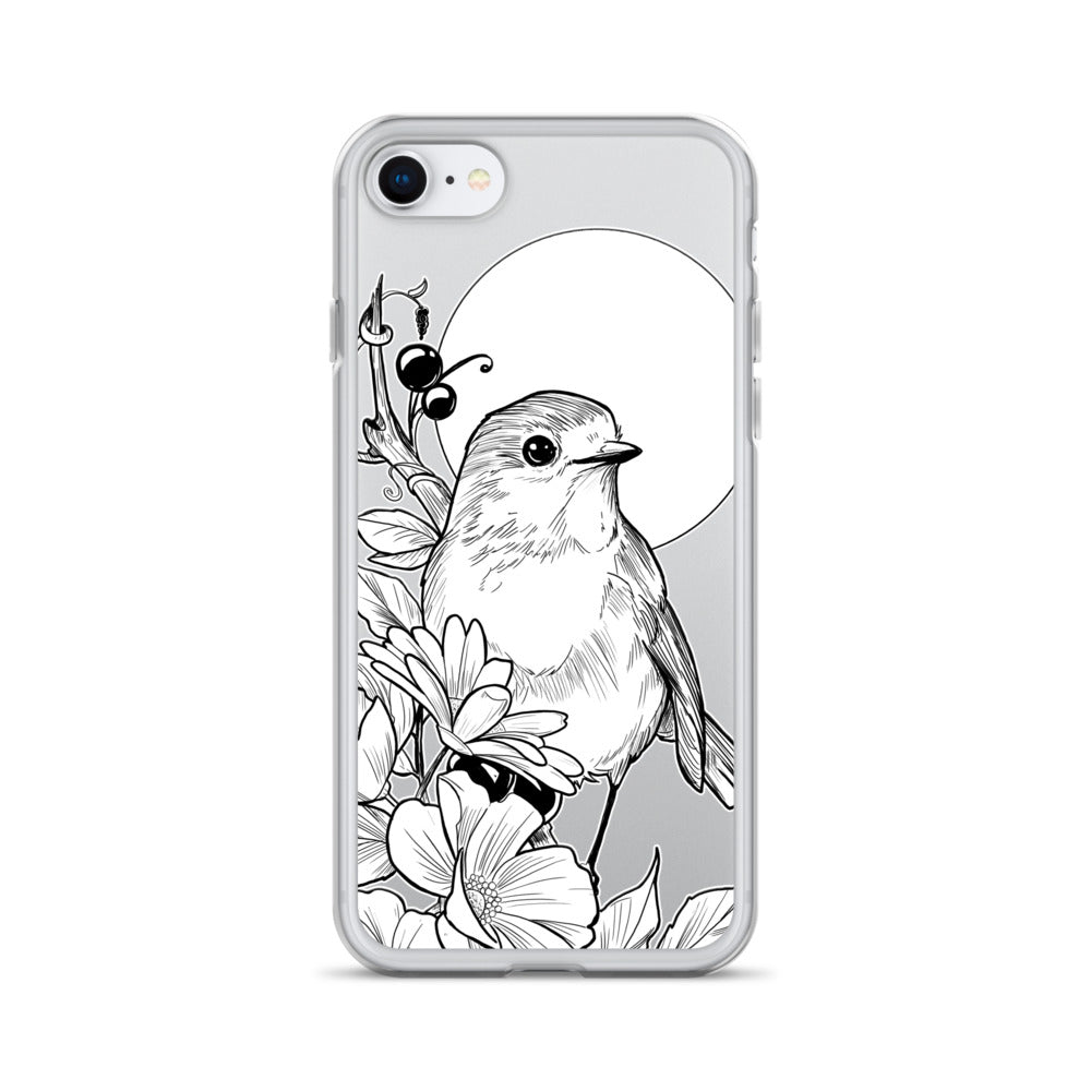 Sparrow - Clear Case for iPhone® - Alves Art Studio 