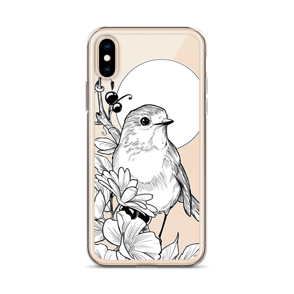 Sparrow - Clear Case for iPhone® - Alves Art Studio 