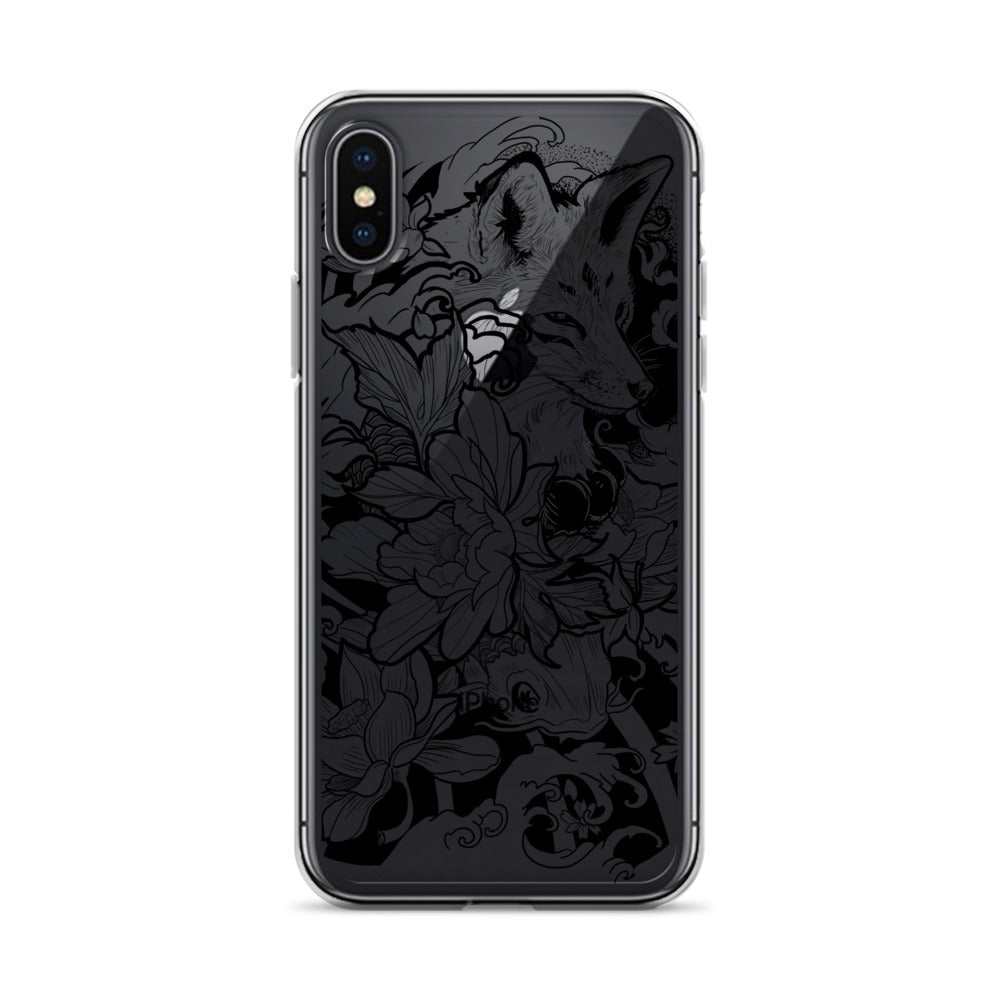 Fox Tattoo - Clear Case for iPhone® - Alves Art Studio 