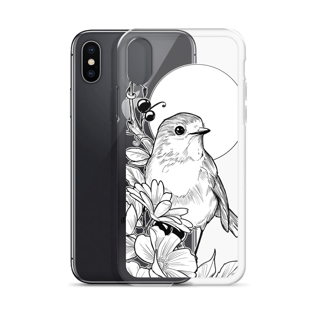 Sparrow - Clear Case for iPhone® - Alves Art Studio 