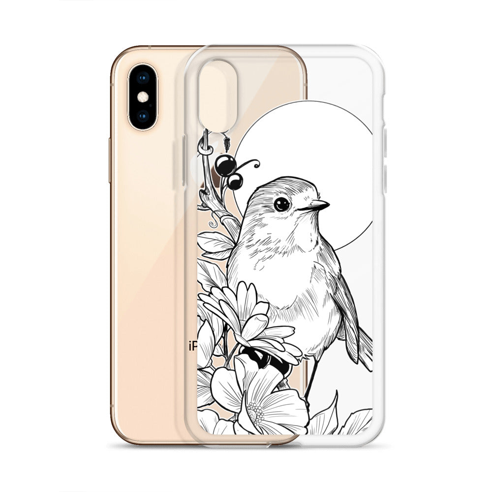 Sparrow - Clear Case for iPhone® - Alves Art Studio 