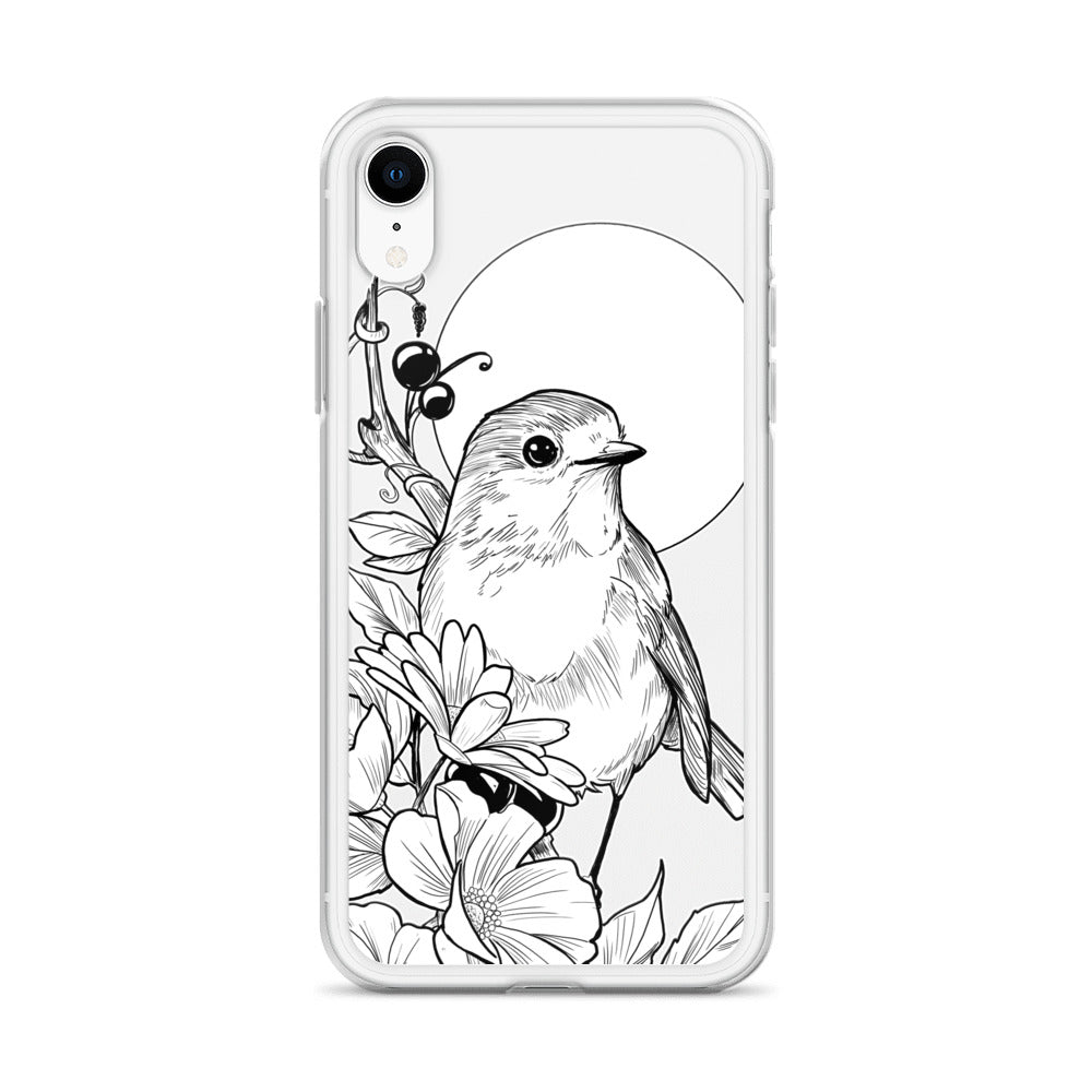 Sparrow - Clear Case for iPhone® - Alves Art Studio 