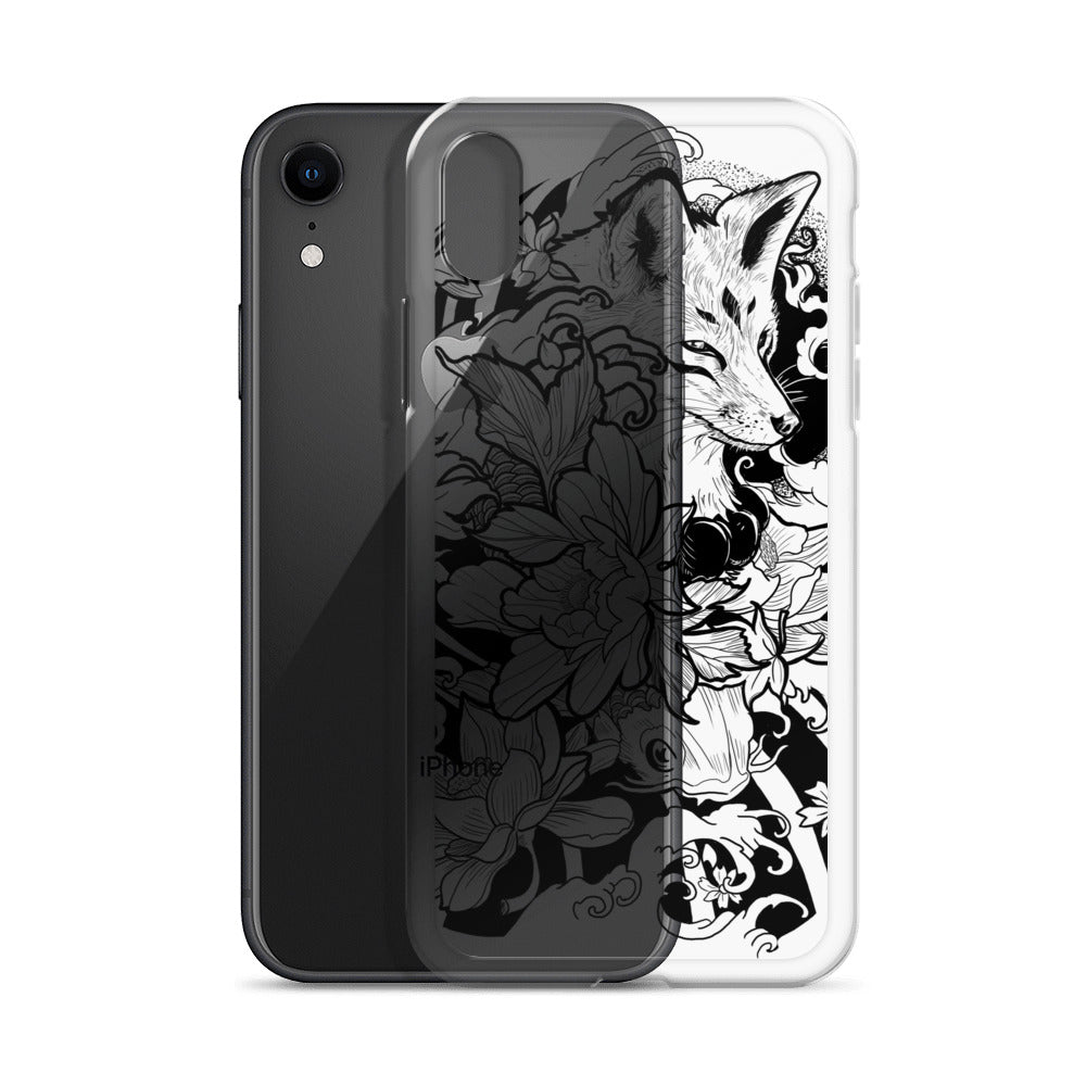 Fox Tattoo - Clear Case for iPhone® - Alves Art Studio 