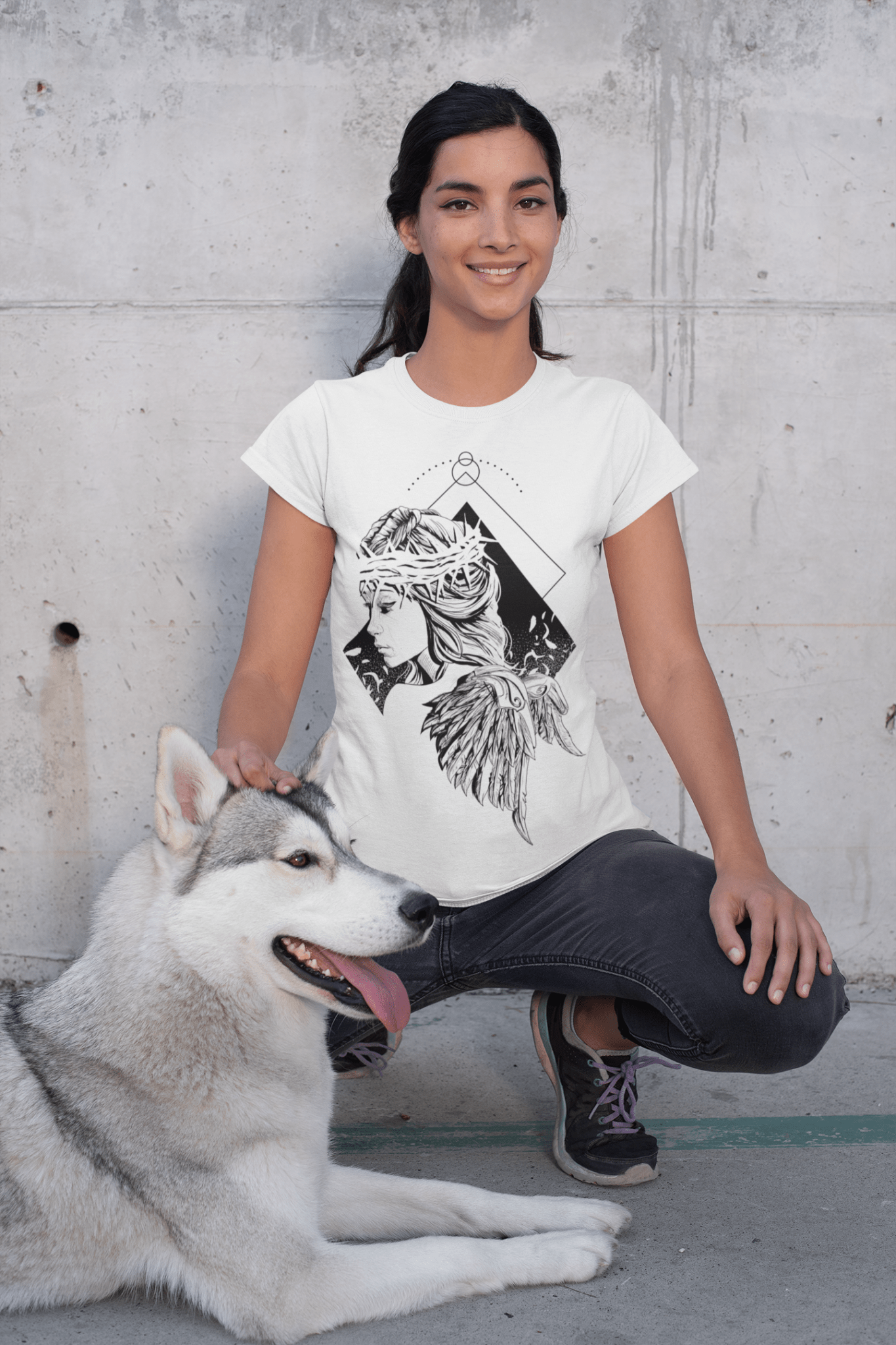 Angel - Unisex t-shirt - Alves Art Studio