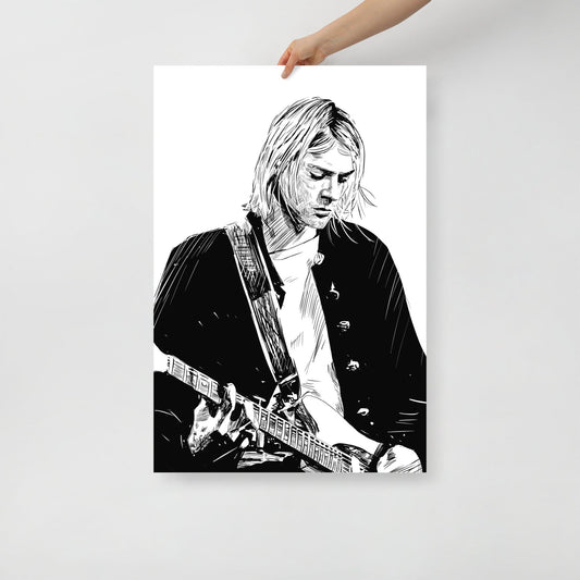 Cobain - Poster - Alves Art Studio