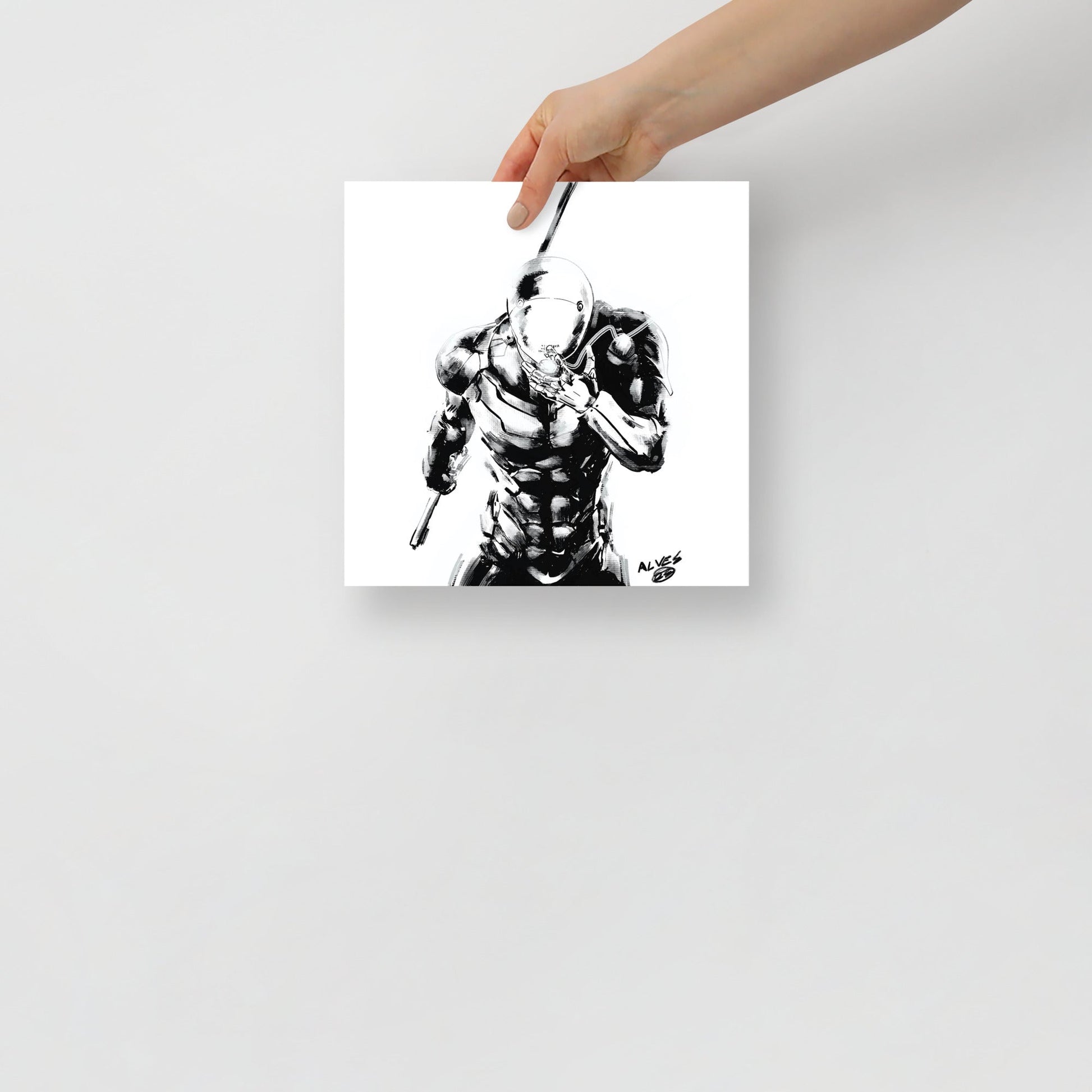 Cyborg Ninja MGS - Poster - Alves Art Studio