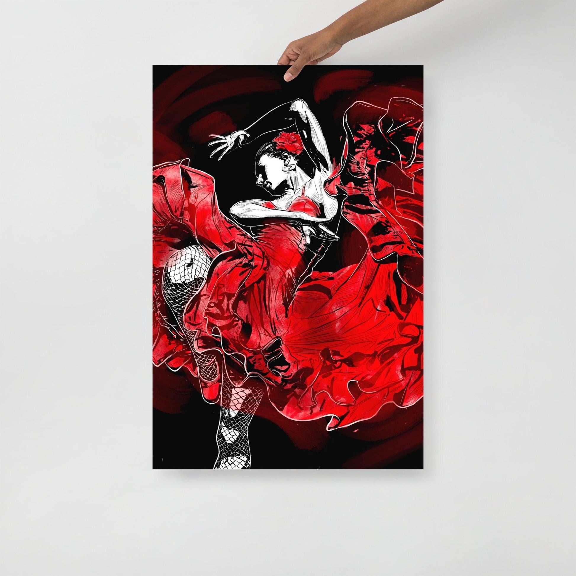 Flamenco - Poster - Alves Art Studio