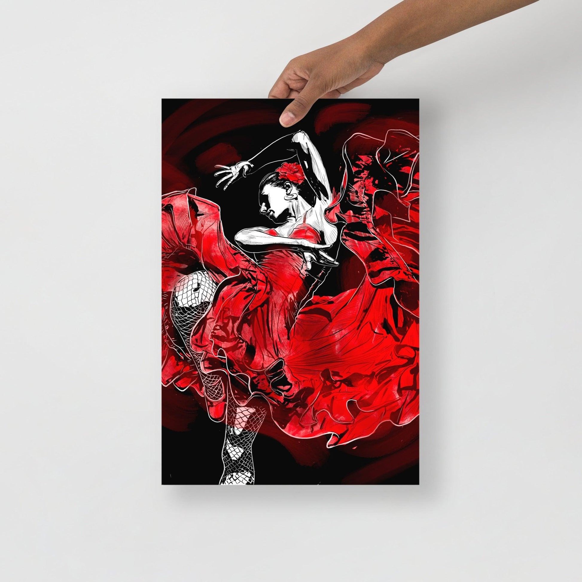 Flamenco - Poster - Alves Art Studio