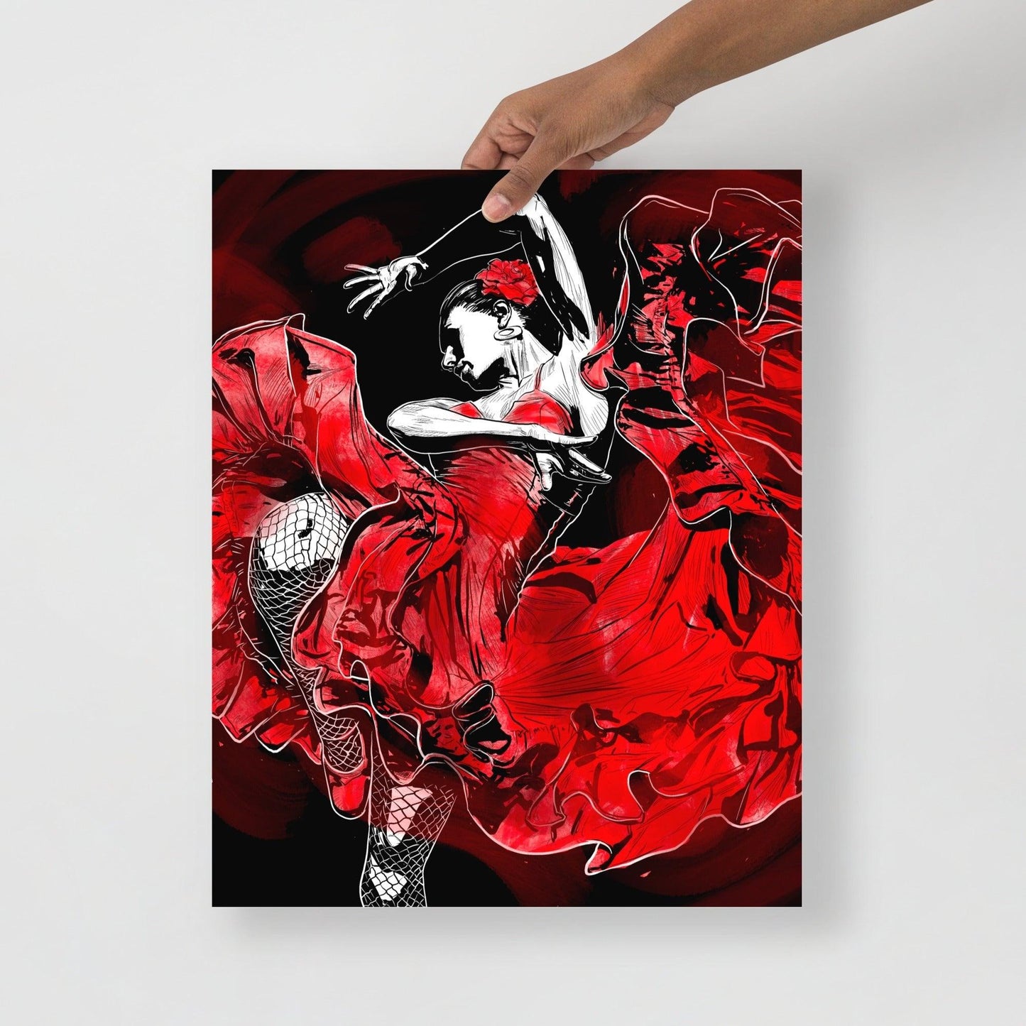 Flamenco - Poster - Alves Art Studio