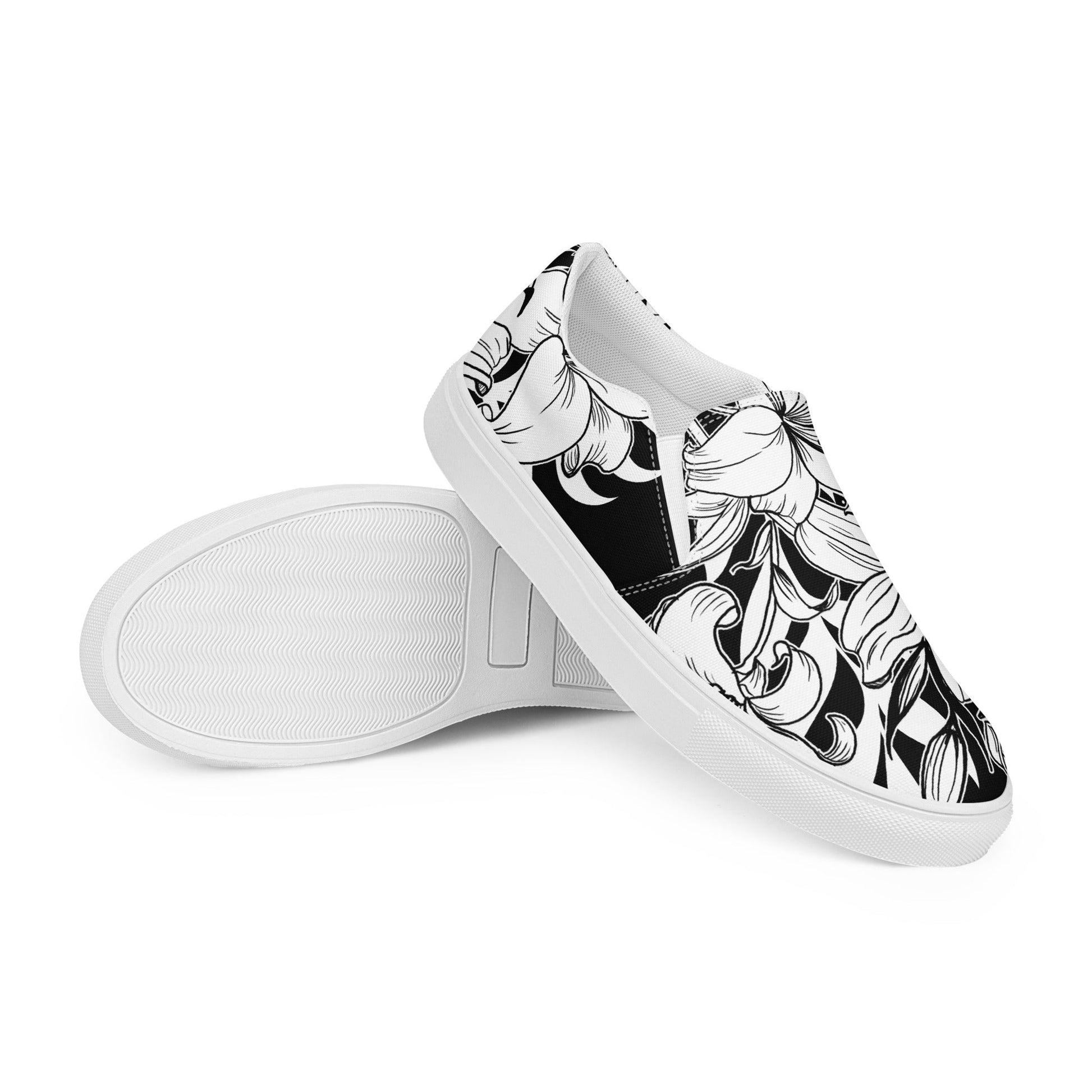 Floral - Women’s slip-on - Alves Art Studio