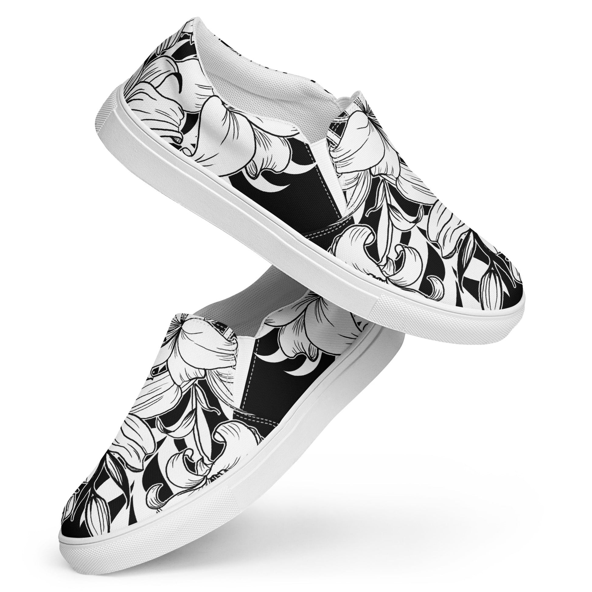 Floral - Women’s slip-on - Alves Art Studio