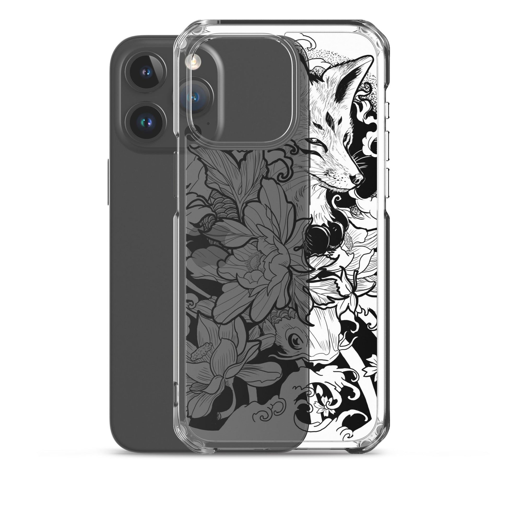 Fox Tattoo - Clear Case for iPhone® - Alves Art Studio