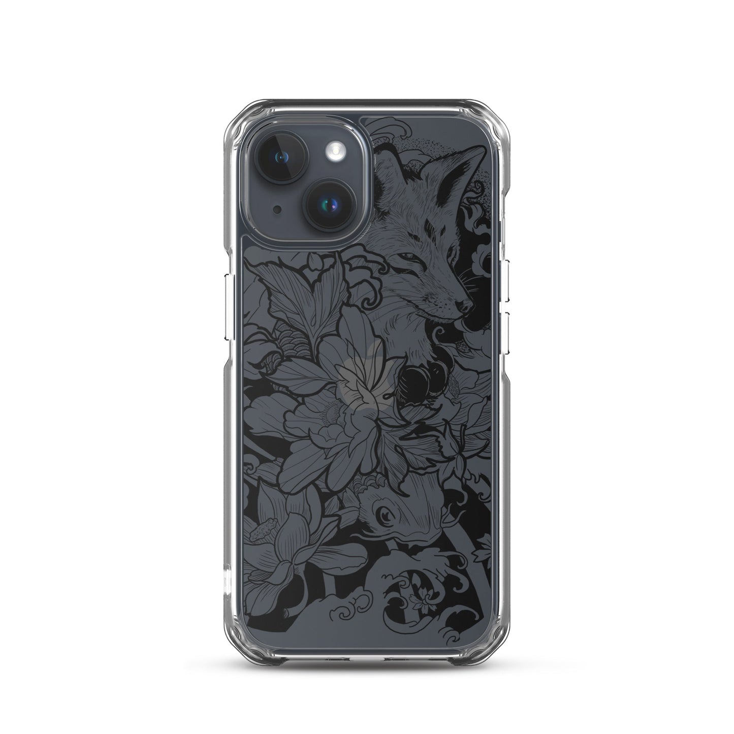 Fox Tattoo - Clear Case for iPhone® - Alves Art Studio