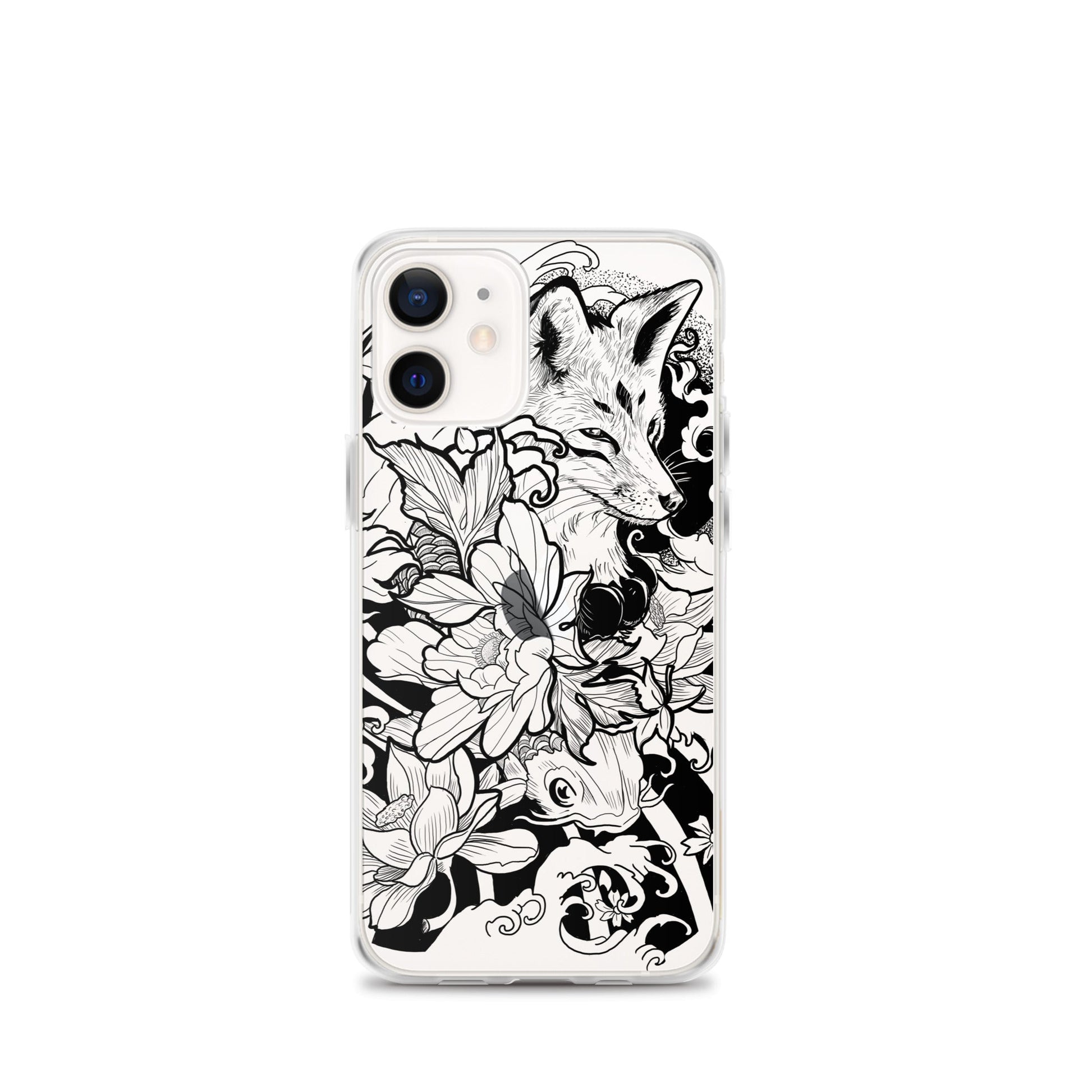 Fox Tattoo - Clear Case for iPhone® - Alves Art Studio