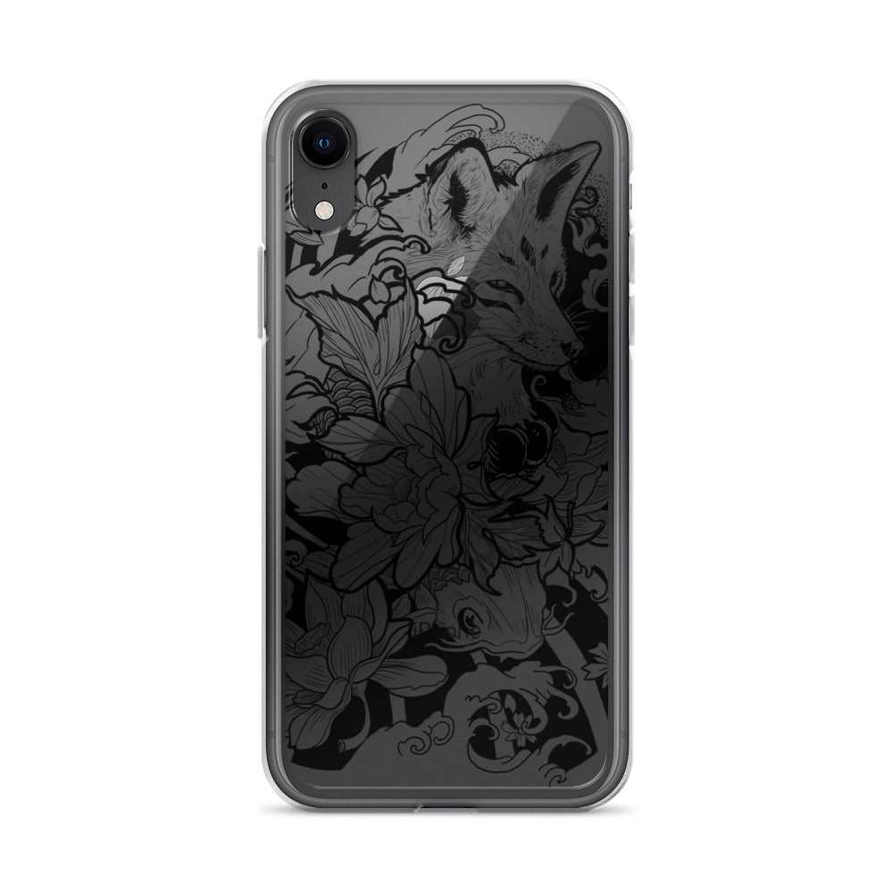 Fox Tattoo - Clear Case for iPhone® - Alves Art Studio