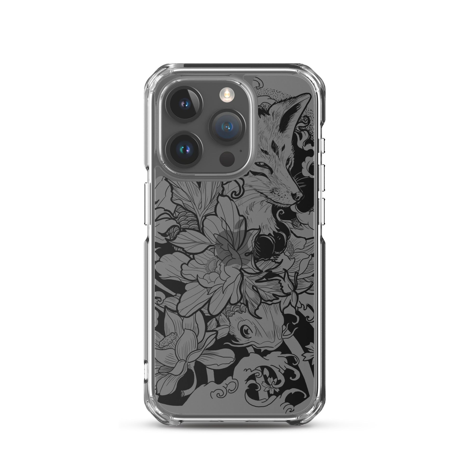 Fox Tattoo - Clear Case for iPhone® - Alves Art Studio