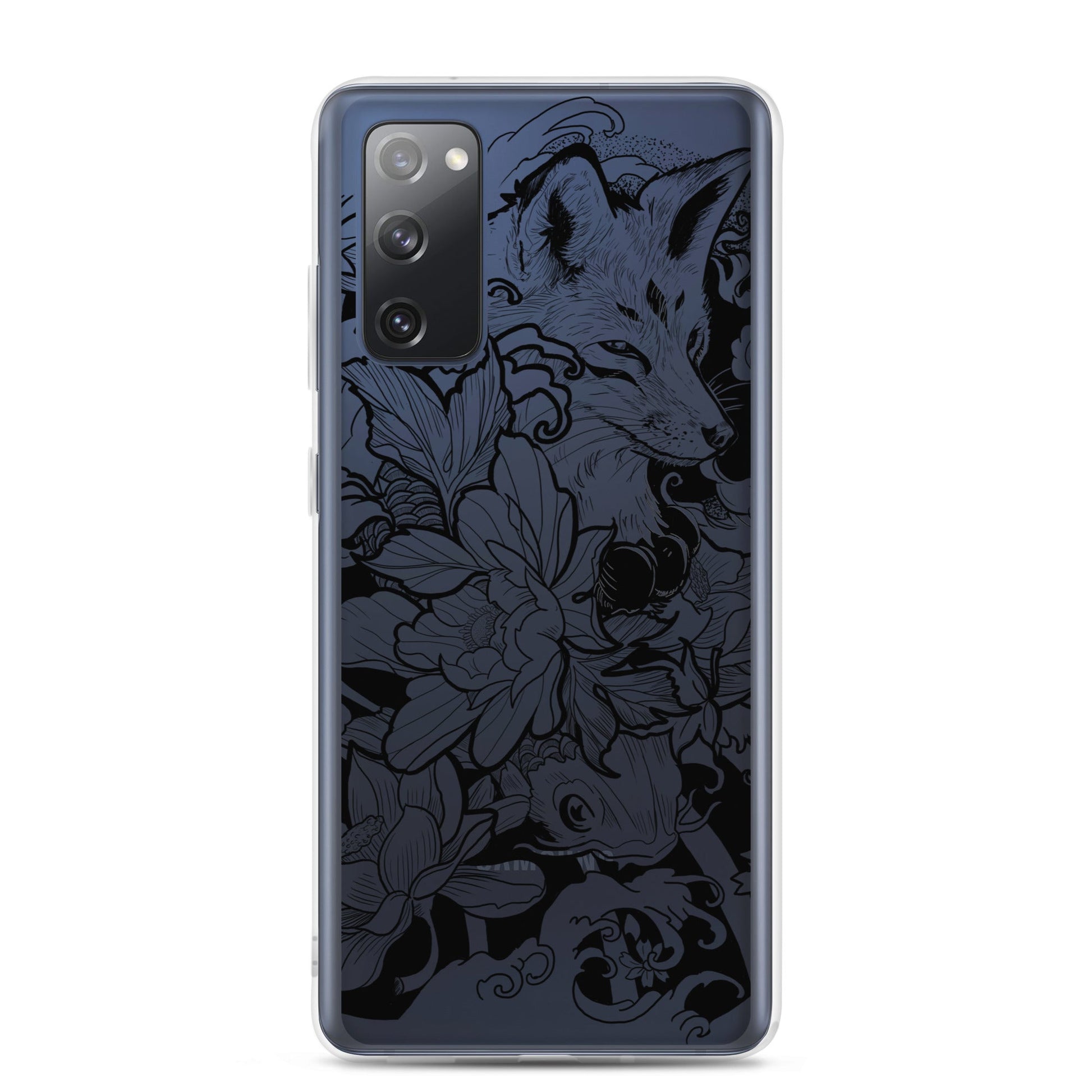 Fox Tattoo - Clear Case for Samsung® - Alves Art Studio