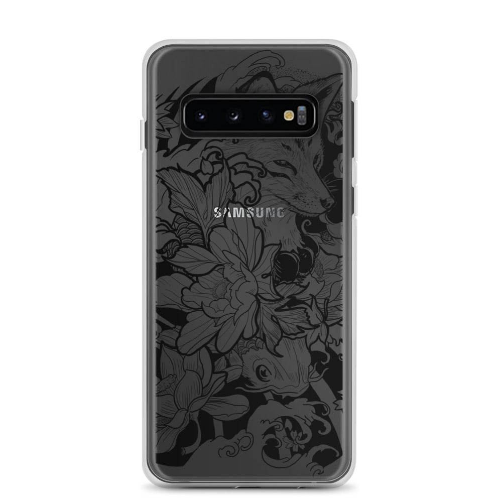 Fox Tattoo - Clear Case for Samsung® - Alves Art Studio