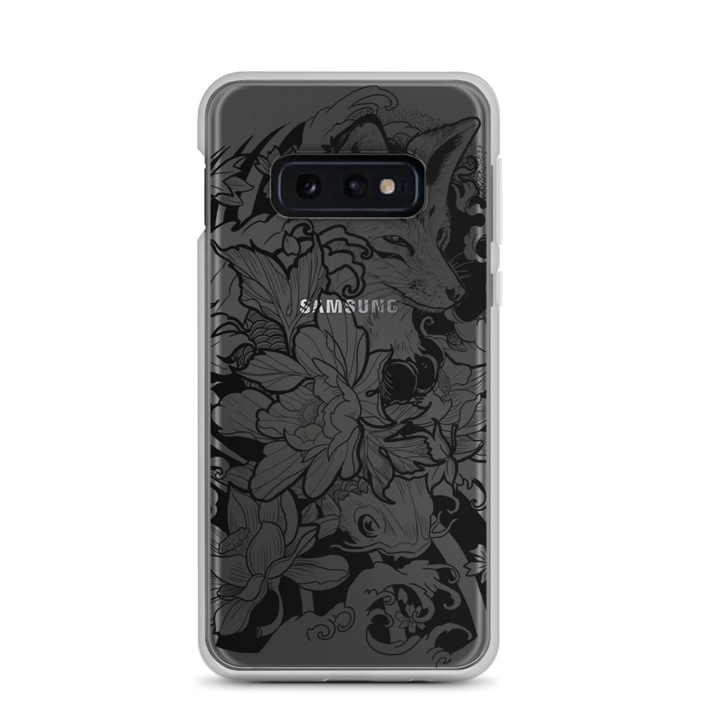 Fox Tattoo - Clear Case for Samsung® - Alves Art Studio