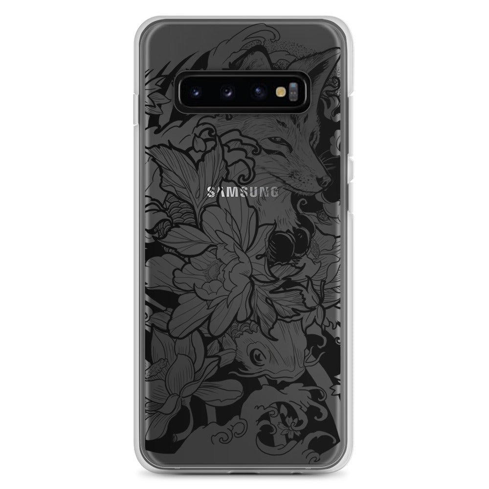 Fox Tattoo - Clear Case for Samsung® - Alves Art Studio