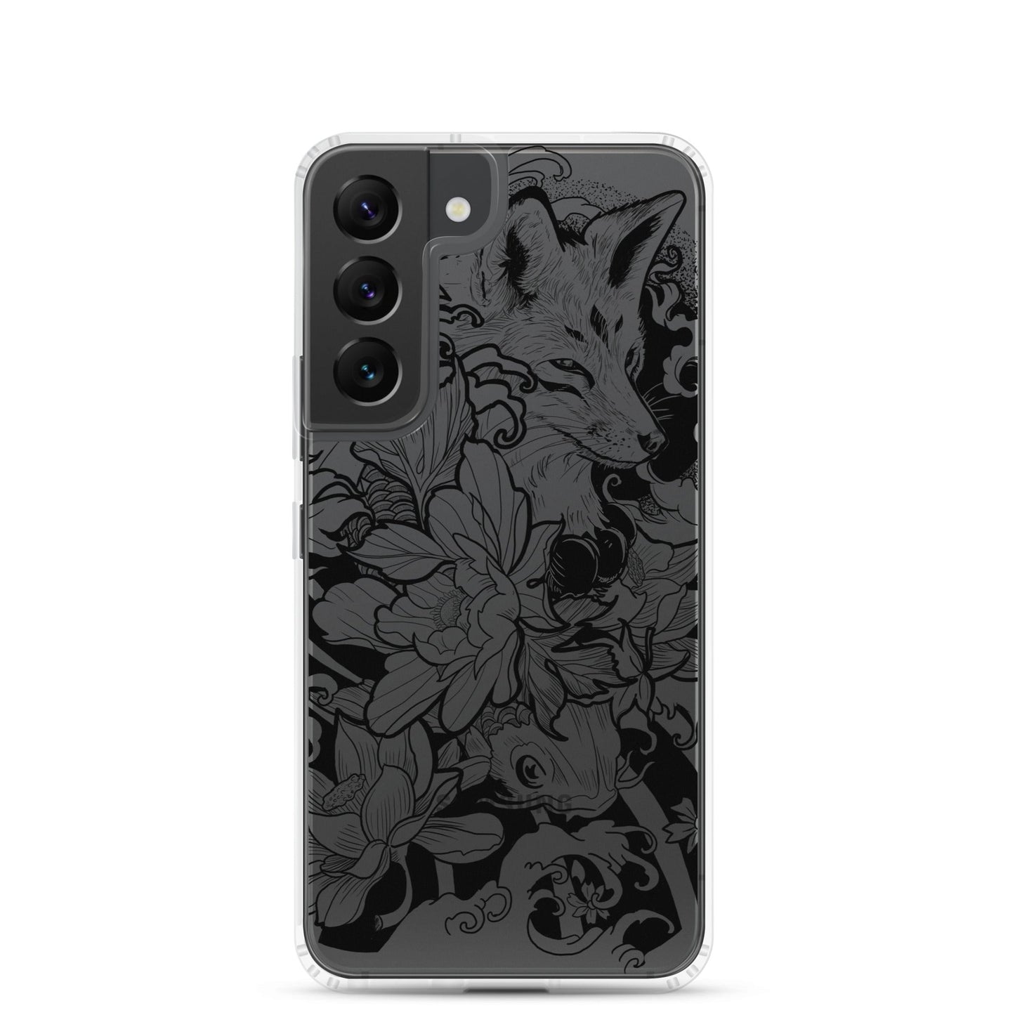 Fox Tattoo - Clear Case for Samsung® - Alves Art Studio