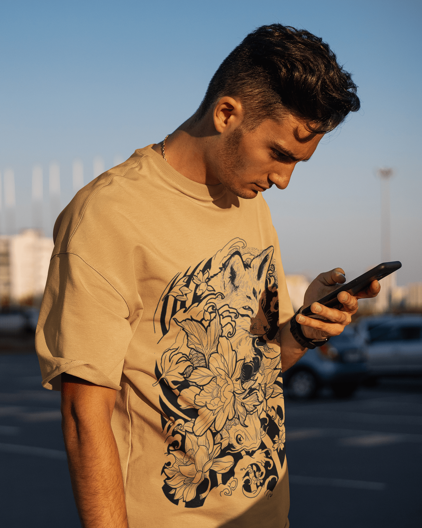 From city streets to outdoor adventures, the Fox Tattoo Unisex Tee effortlessly fits into diverse scenes.