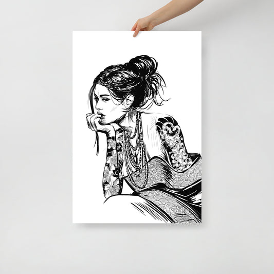 Geisha - Poster - Alves Art Studio