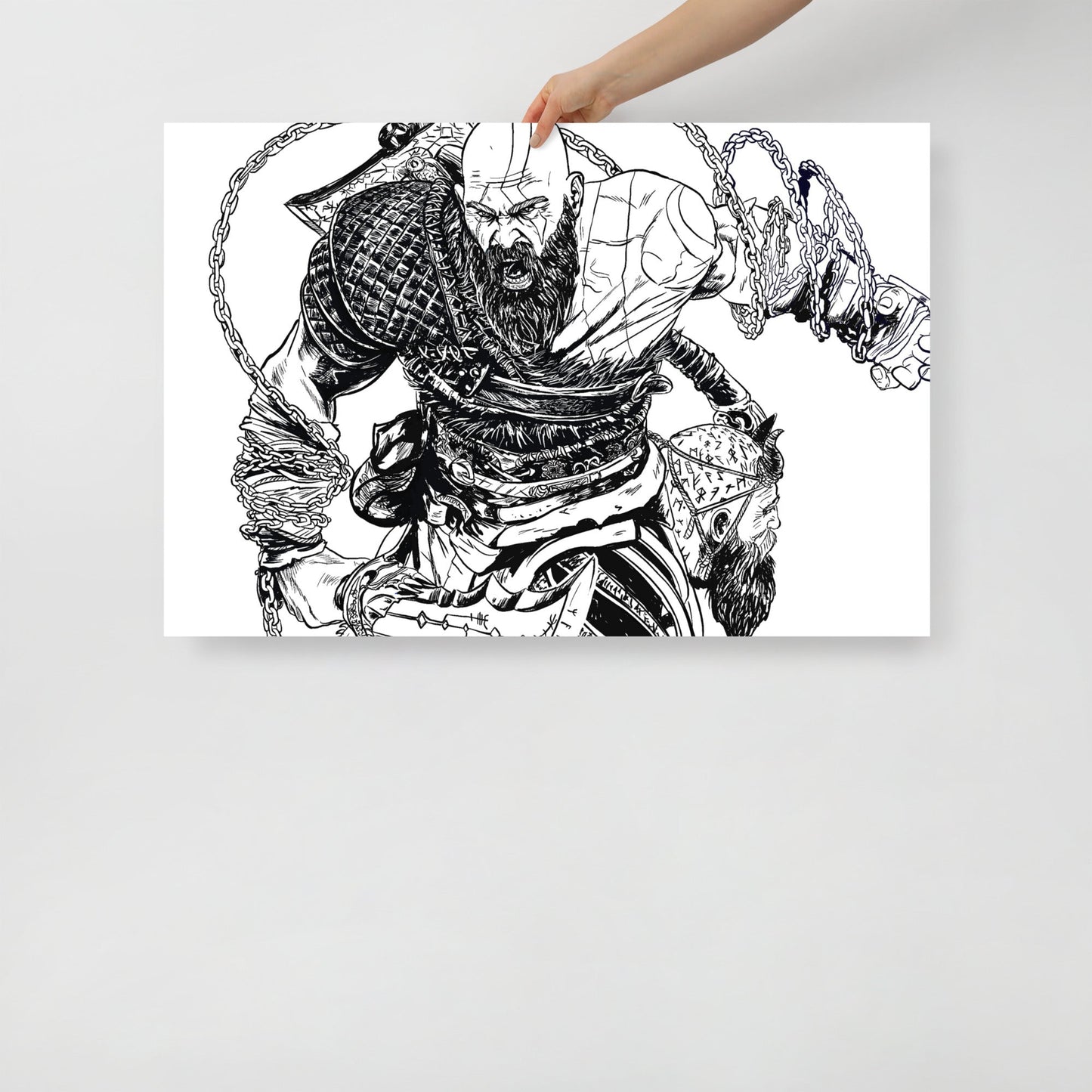 Kratos - Poster - Alves Art Studio