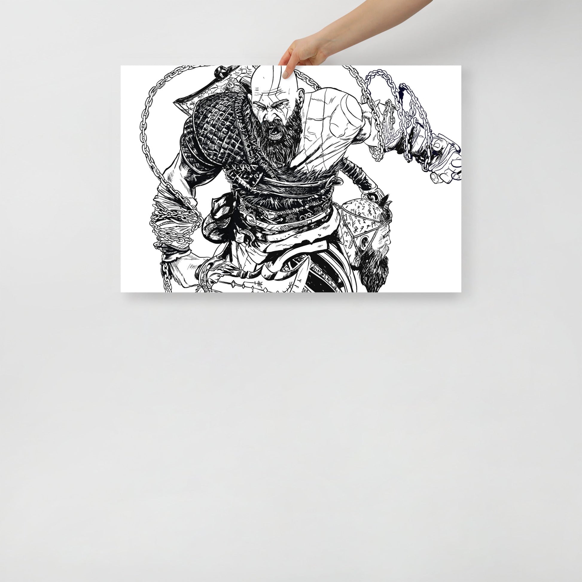 Kratos - Poster - Alves Art Studio