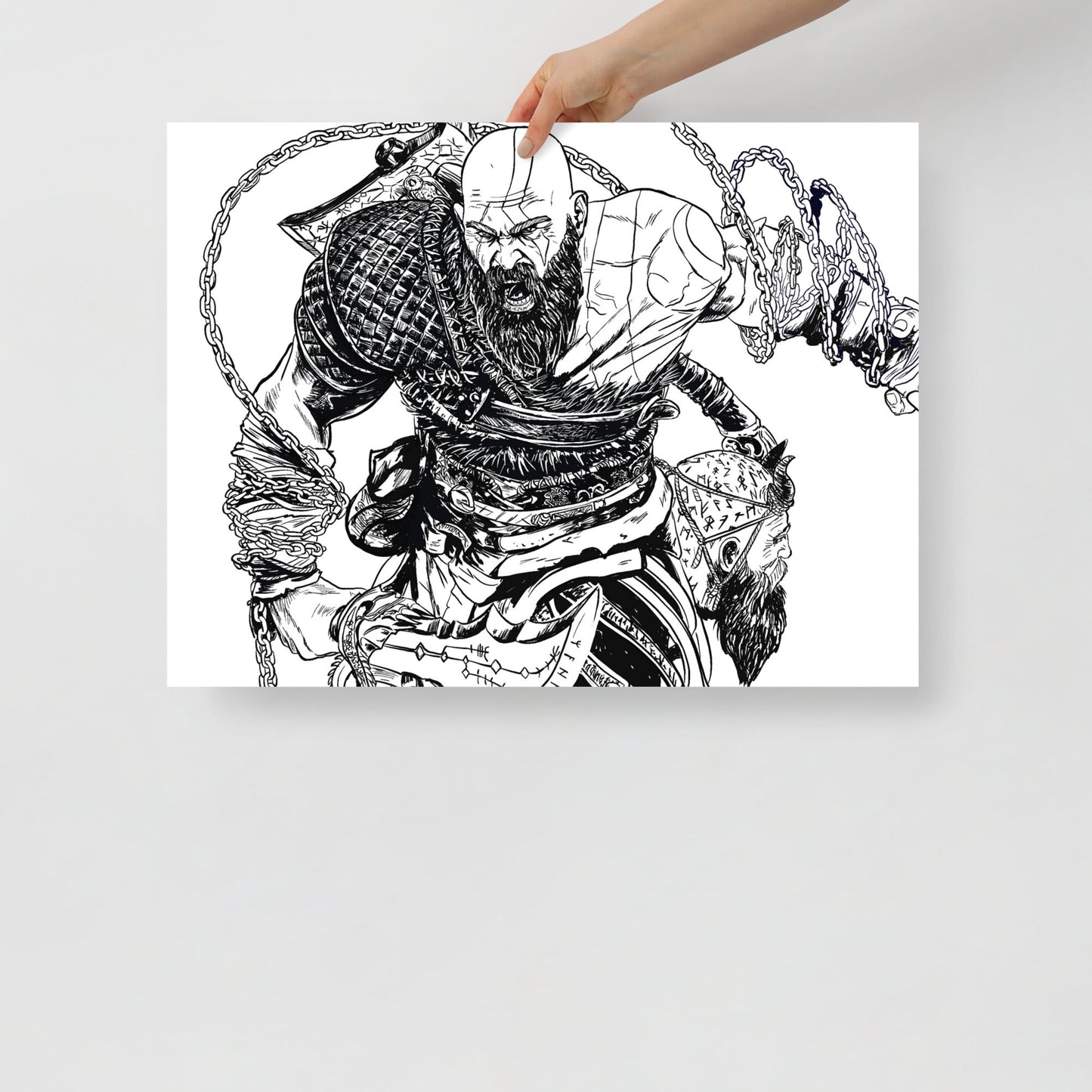 Kratos - Poster - Alves Art Studio