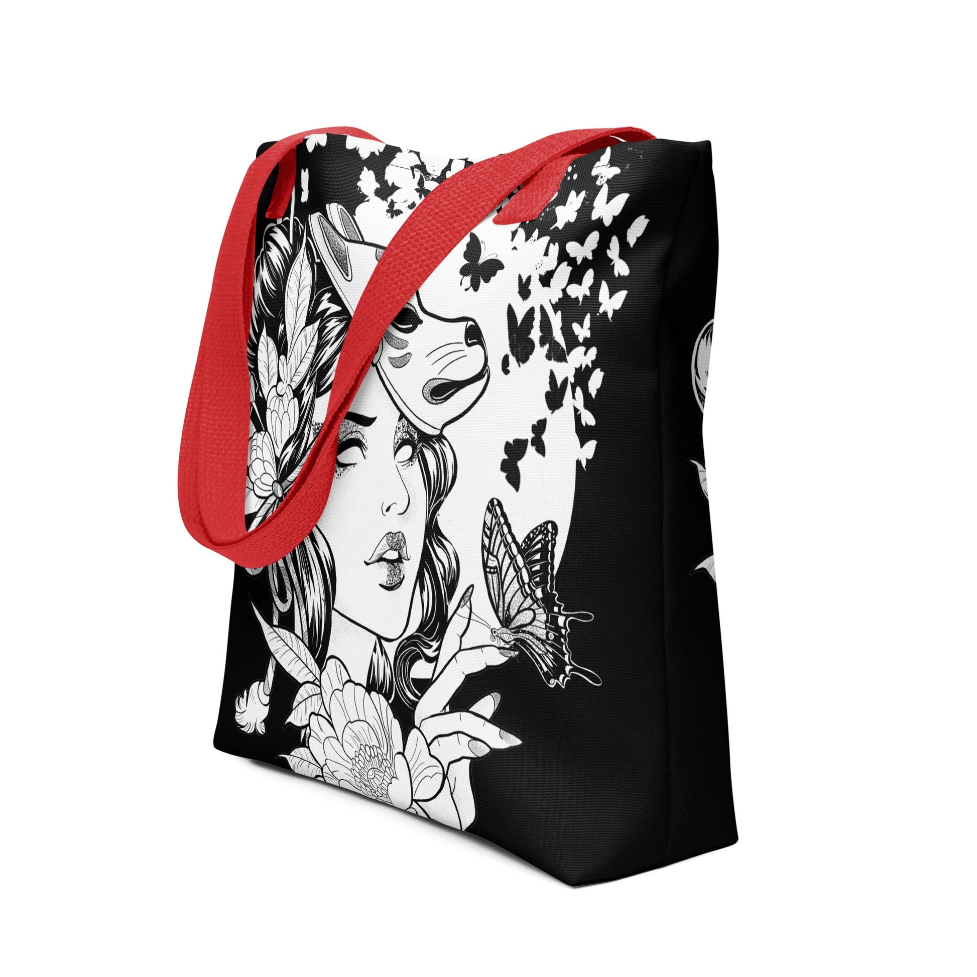 Lady Butterfly - Tote bag - Alves Art Studio