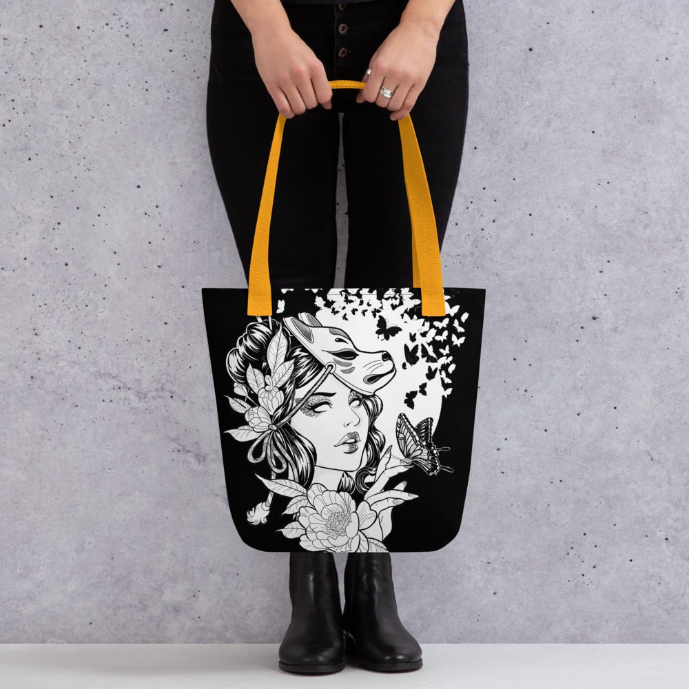 Lady Butterfly - Tote bag - Alves Art Studio